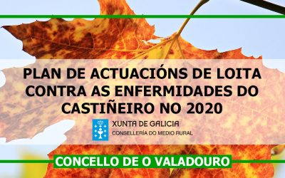 Plan de actuacións de loita contra as enfermidades do castiñeiro no 2020