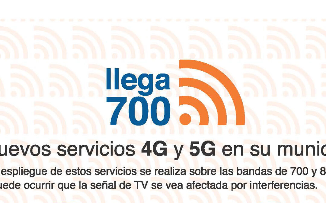 Llega 700, novos servizos 4G e 5G no concello.