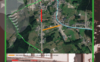 XXIX CONCENTRACIÓN MOTOS O VALADOURO.- Restriccións de tráfico.